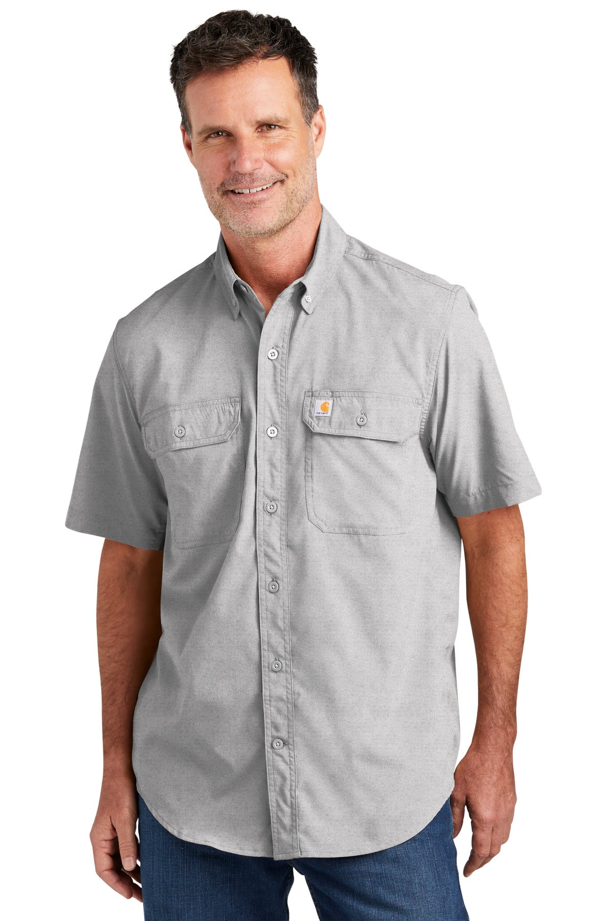 Custom Embroidered - Carhartt Force© Solid Short Sleeve Shirt CT105292