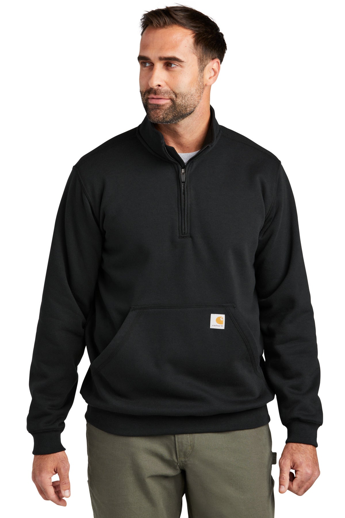 Custom Embroidered - Carhartt ®  Midweight 1/4-Zip Mock Neck Sweatshirt CT105294