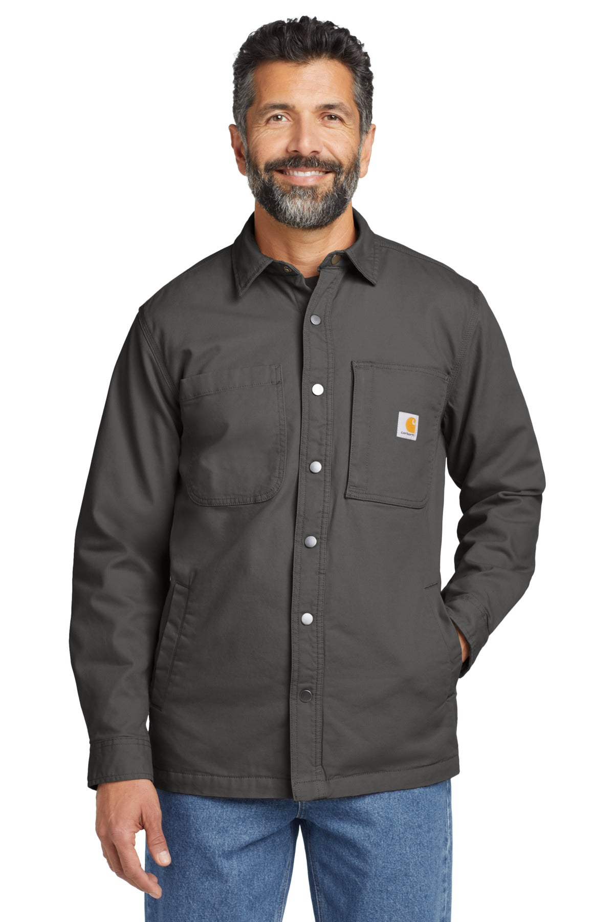 Custom Embroidered - Carhartt ®  Rugged Flex ®  Fleece-Lined Shirt Jac CT105532