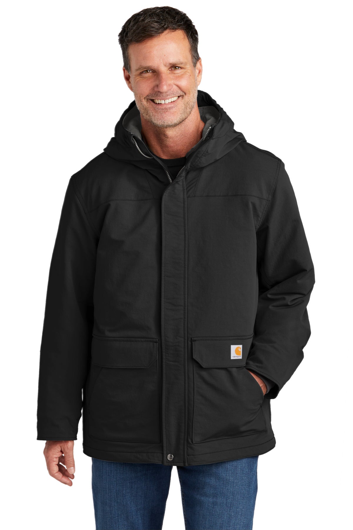 Custom Embroidered - Carhartt ®  Super Dux ™  Insulated Hooded Coat CT105533
