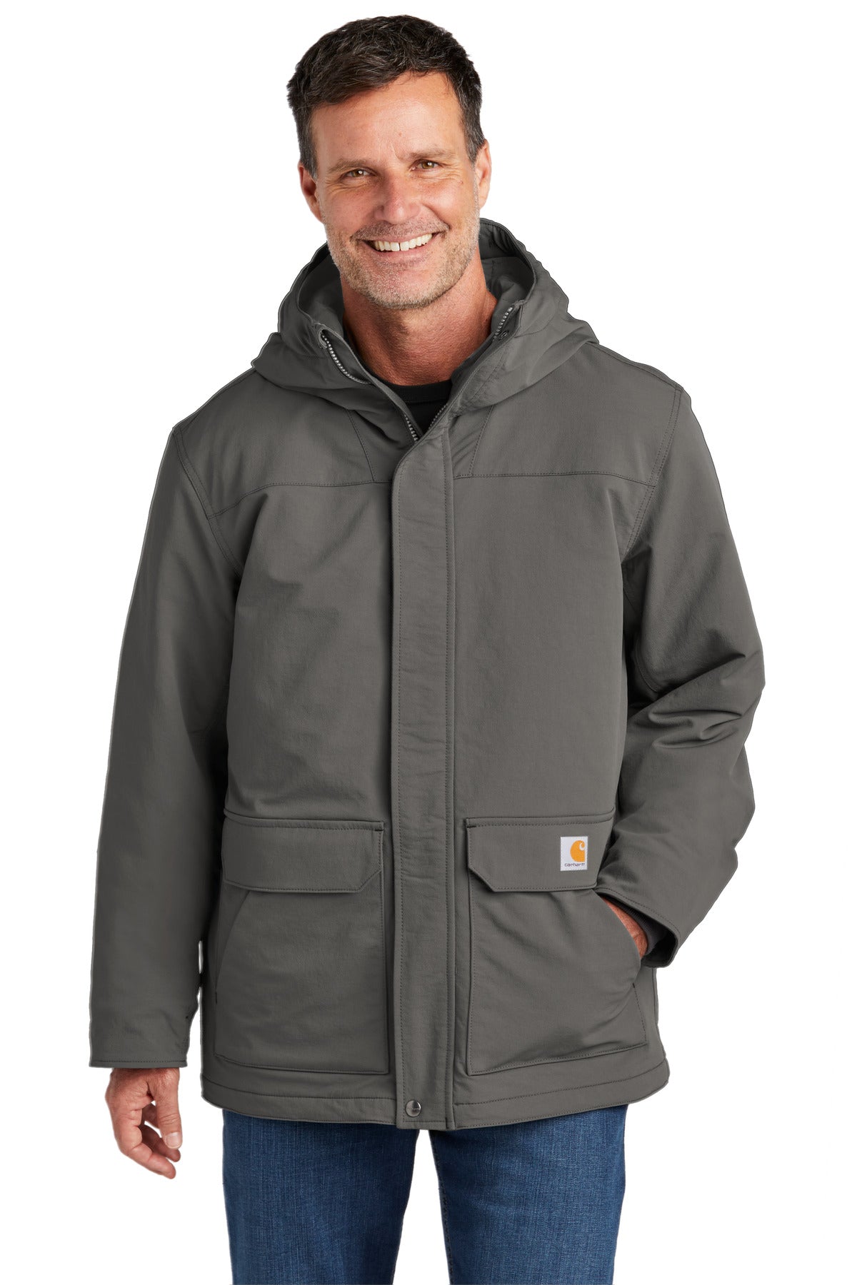 Custom Embroidered - Carhartt ®  Super Dux ™  Insulated Hooded Coat CT105533