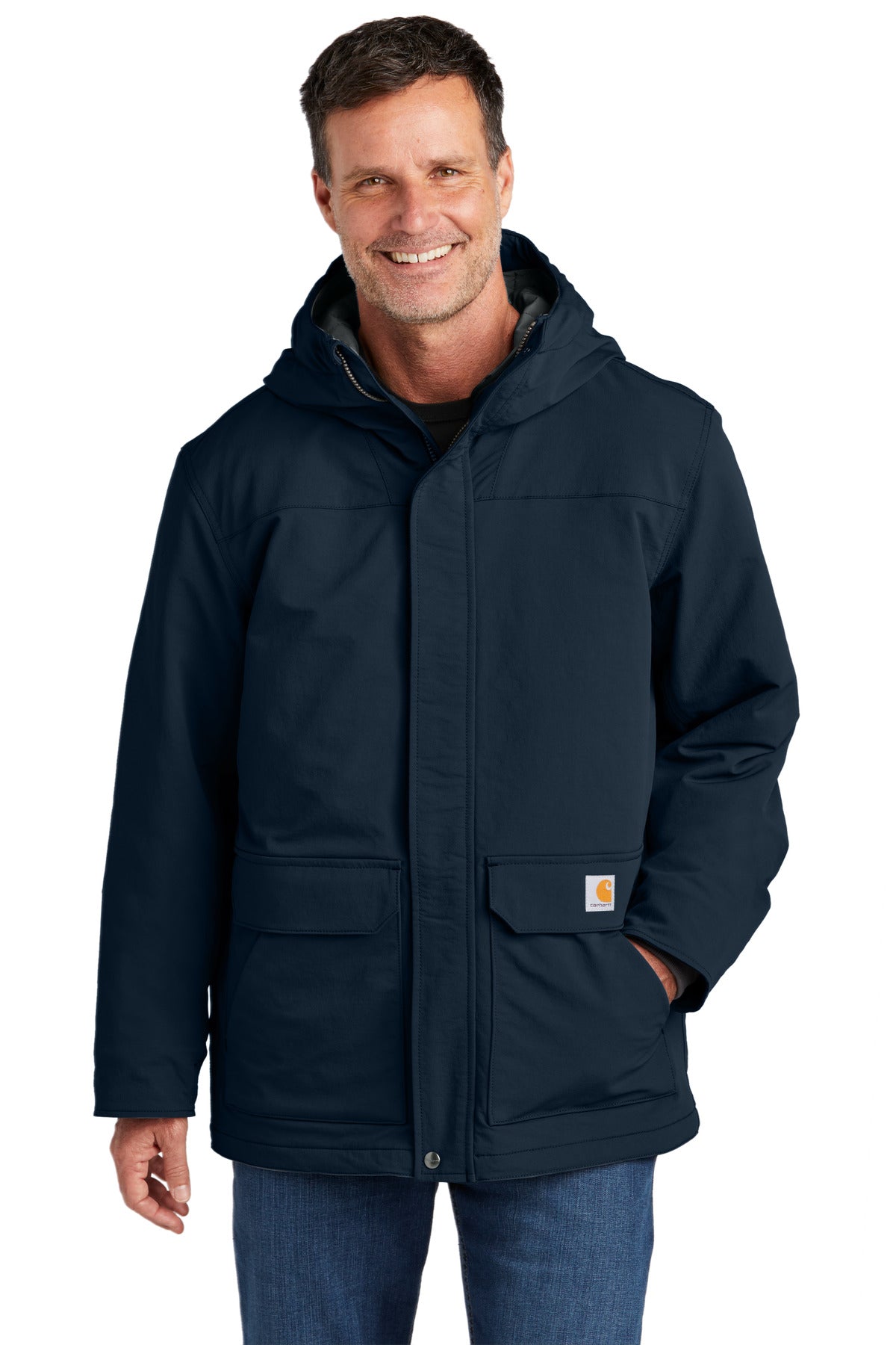 Custom Embroidered - Carhartt ®  Super Dux ™  Insulated Hooded Coat CT105533