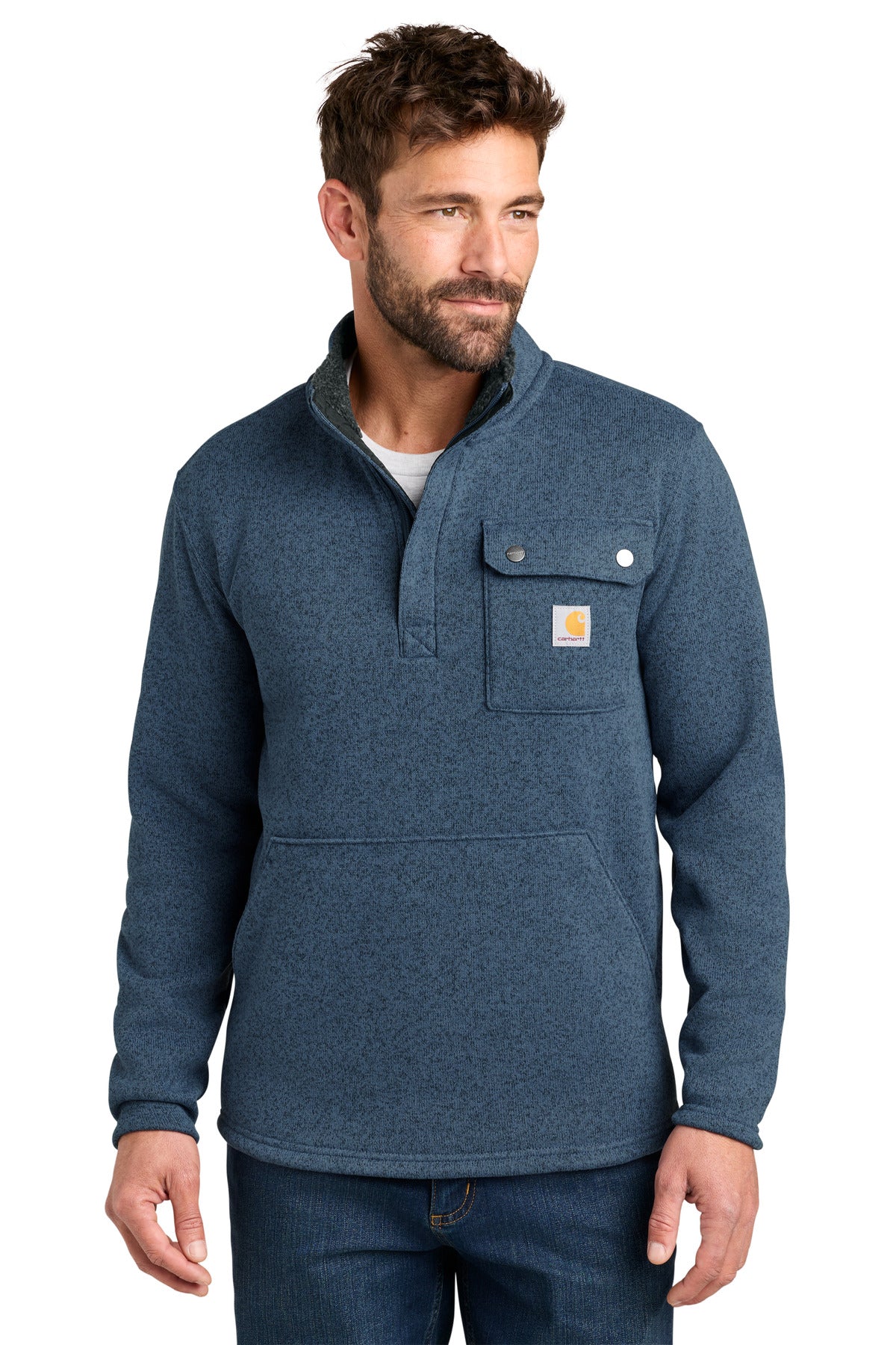Custom Embroidered or DTF Printed - Carhartt ®  Midweight 1/4-Zip Sweater Fleece CT106378