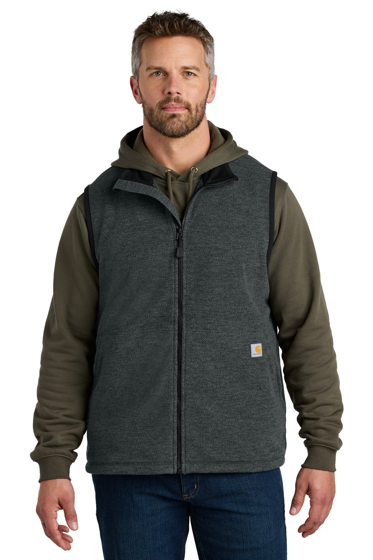 Custom Embroidered - Carhartt ®  Textured Fleece Vest CT106418