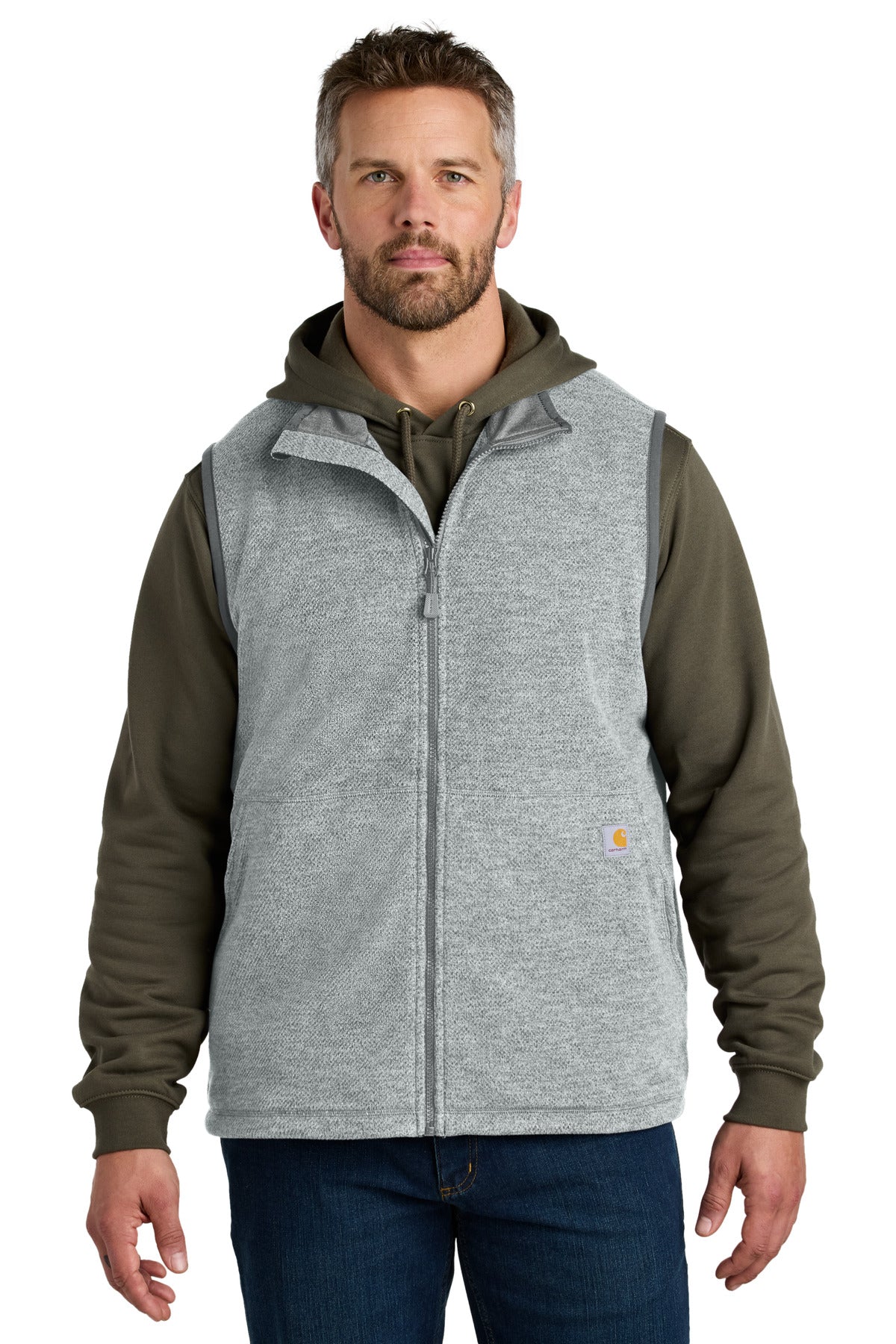 Custom Embroidered - Carhartt ®  Textured Fleece Vest CT106418