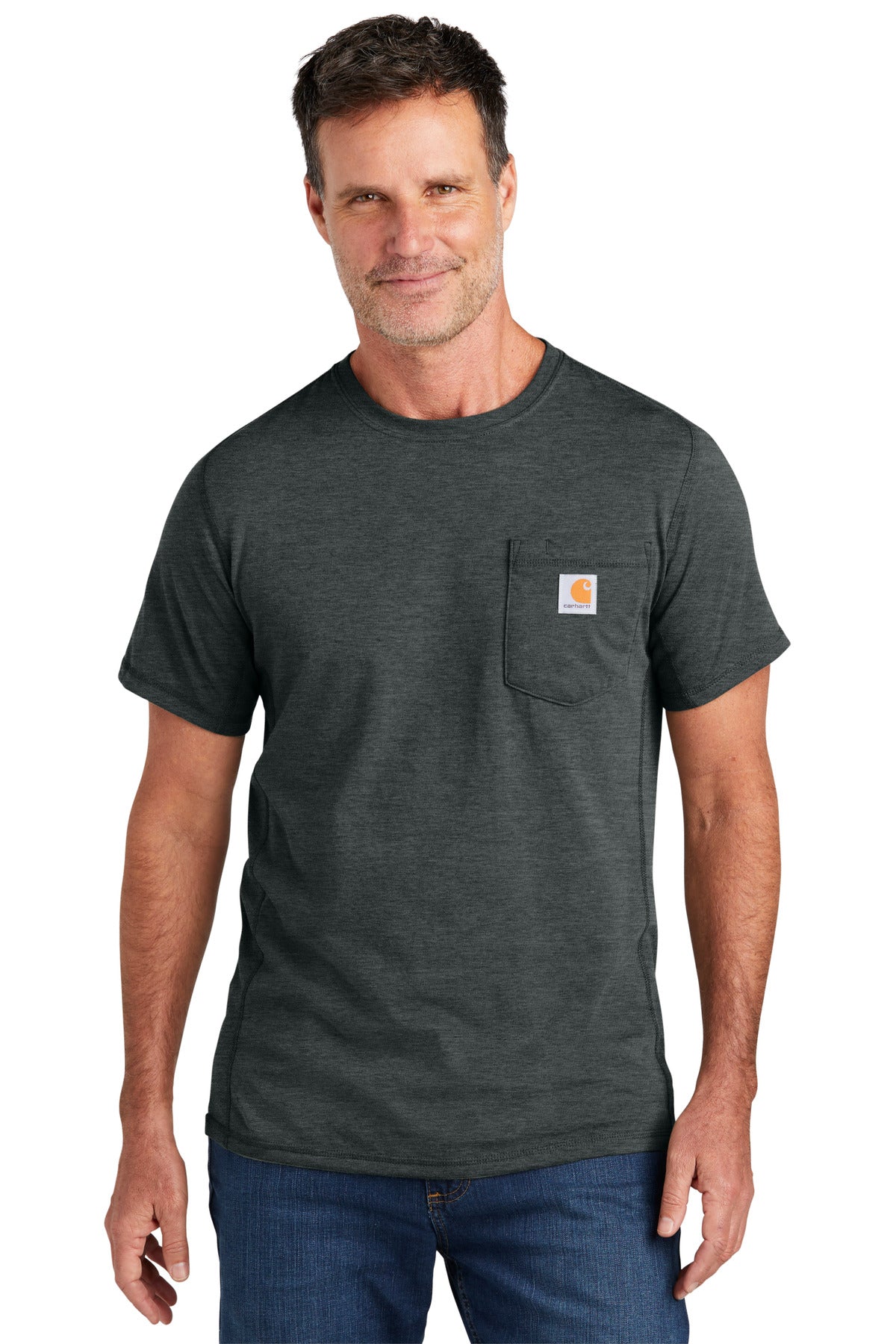 Custom Embroidered - Carhartt Force ®  Short Sleeve Pocket T-Shirt CT106652