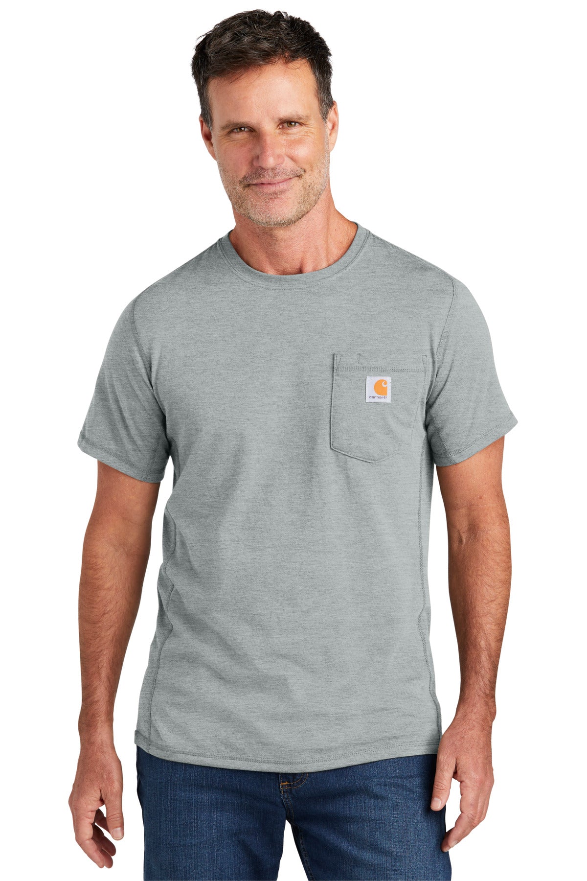 Custom Embroidered - Carhartt Force ®  Short Sleeve Pocket T-Shirt CT106652
