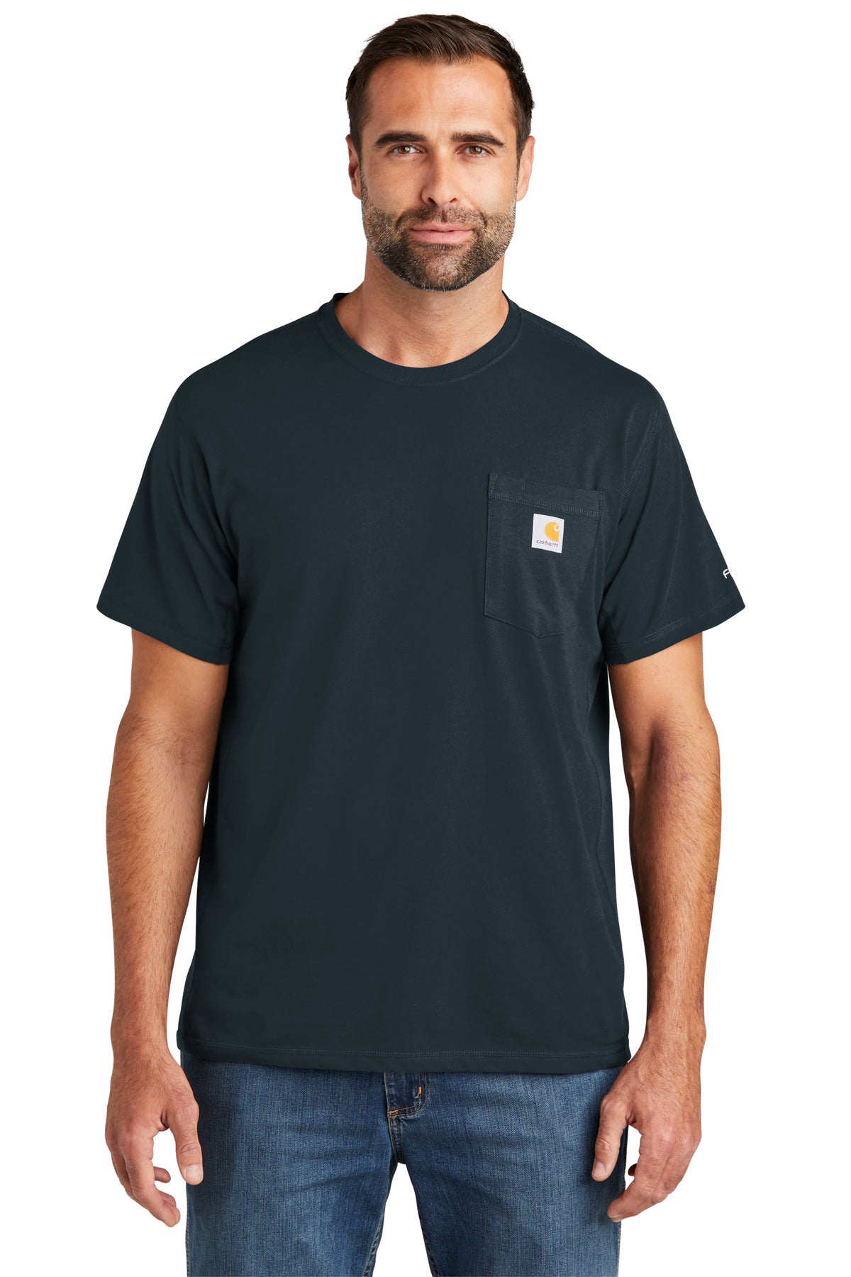 Custom Embroidered - Carhartt Force ®  Short Sleeve Pocket T-Shirt CT106652