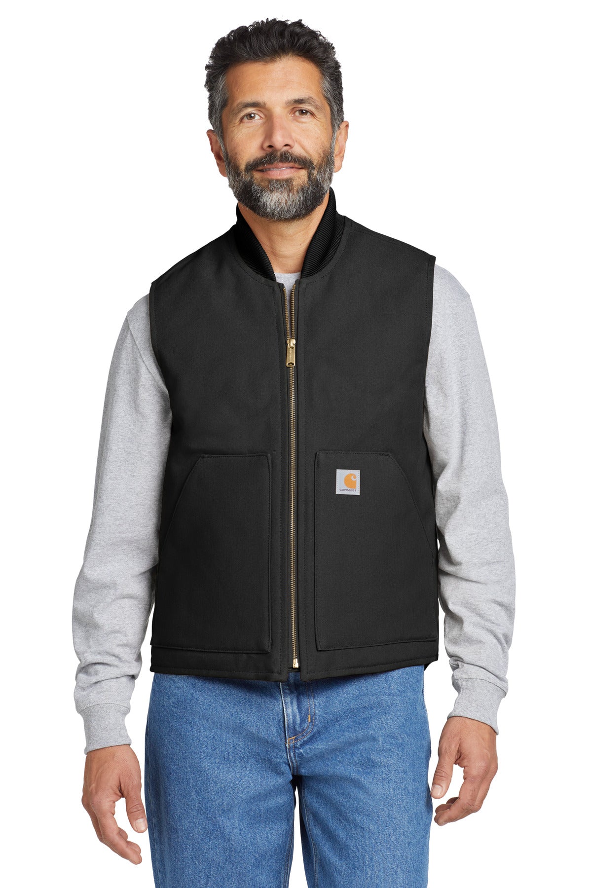 Custom Embroidered - Carhartt  ®  Duck Vest. CT106676