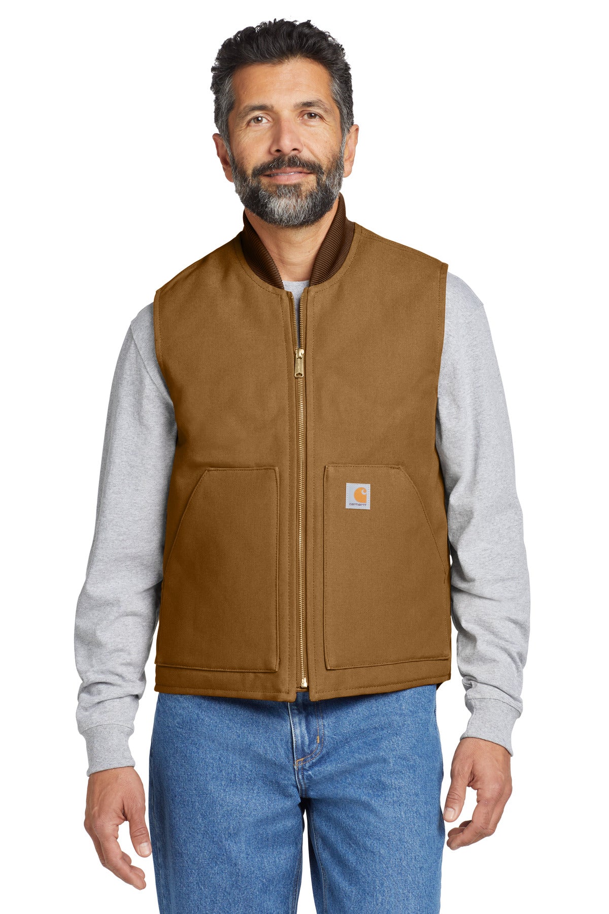 Custom Embroidered - Carhartt  ®  Duck Vest. CT106676