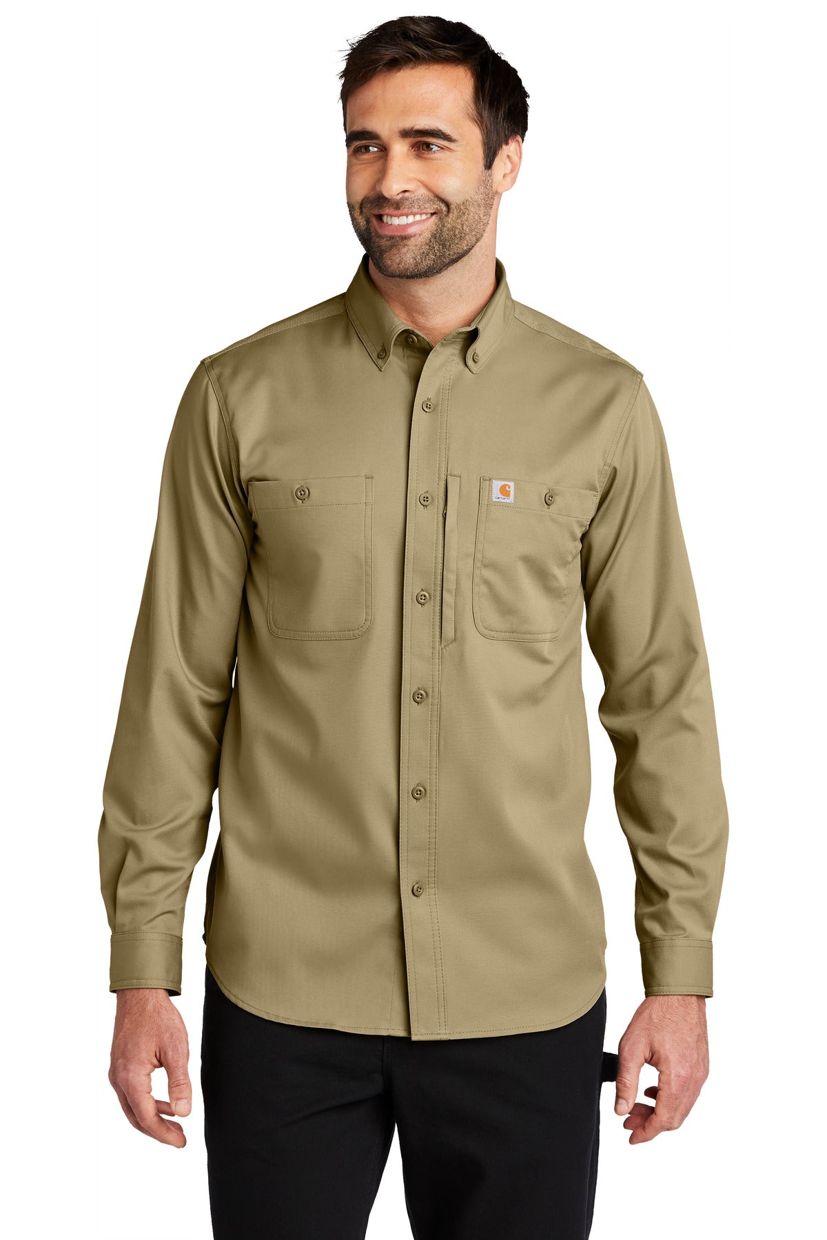 Custom Embroidered - Carhartt© Rugged Professional© Series Long Sleeve Shirt CT106689