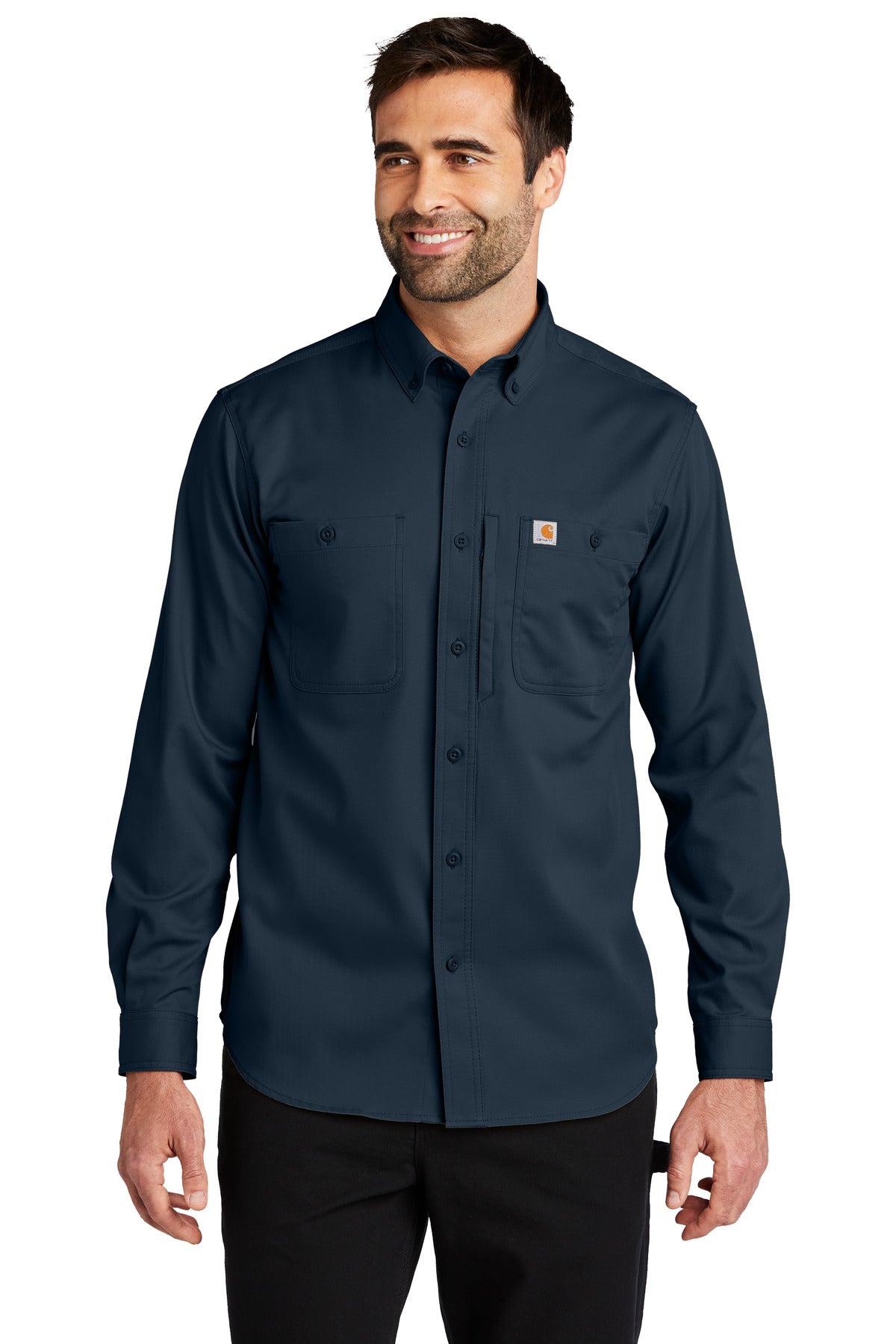 Custom Embroidered - Carhartt© Rugged Professional© Series Long Sleeve Shirt CT106689
