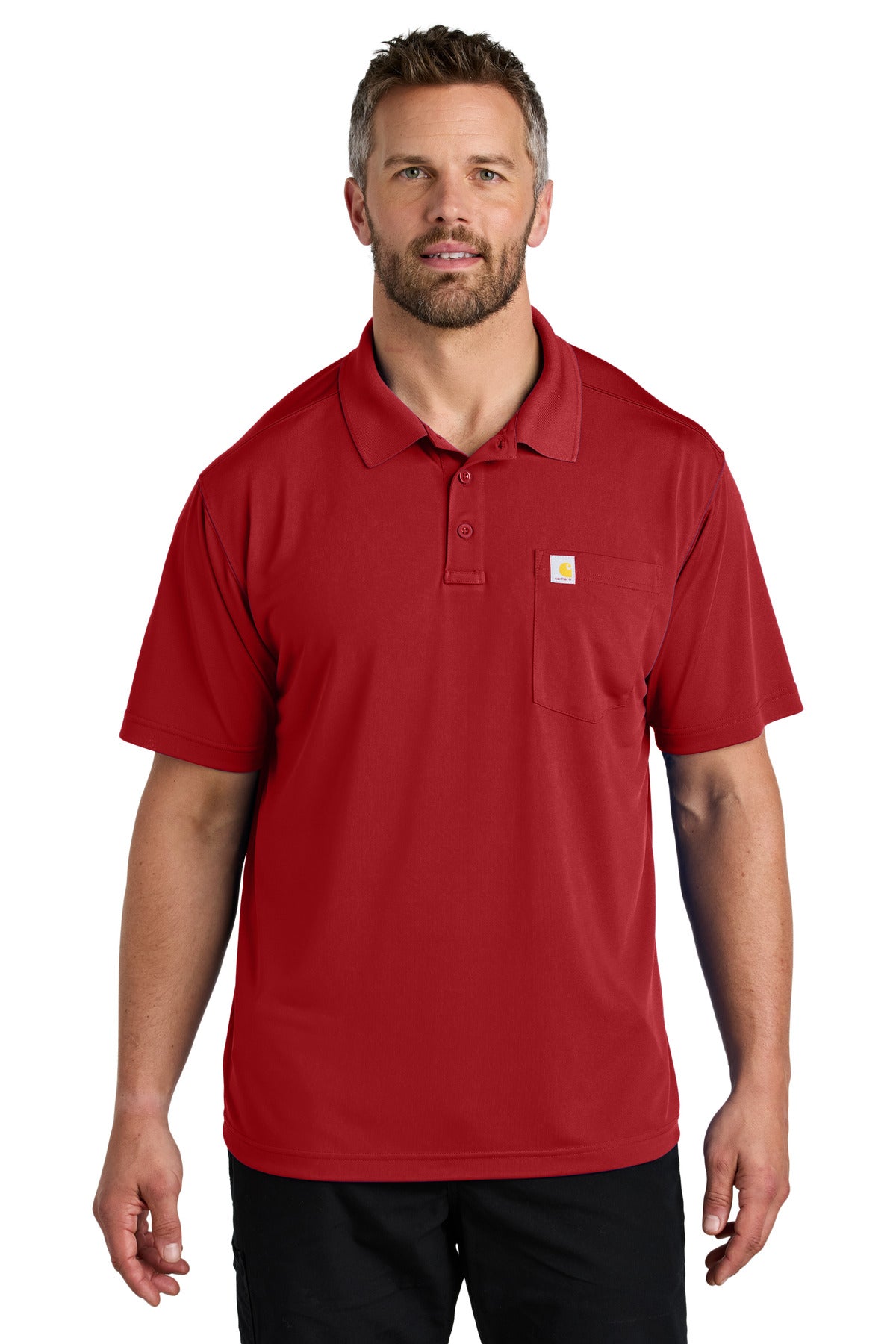 Custom Embroidered - Carhartt Force ®  Snag-Resistant Pocket Polo CT106880