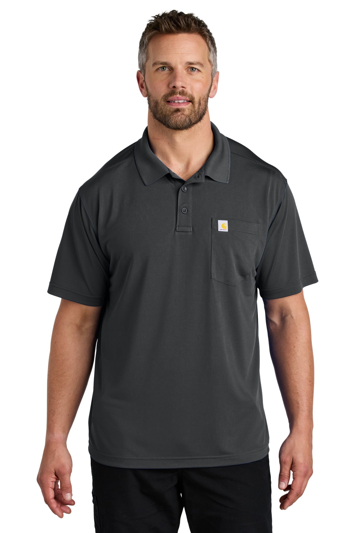 Custom Embroidered - Carhartt Force ®  Snag-Resistant Pocket Polo CT106880
