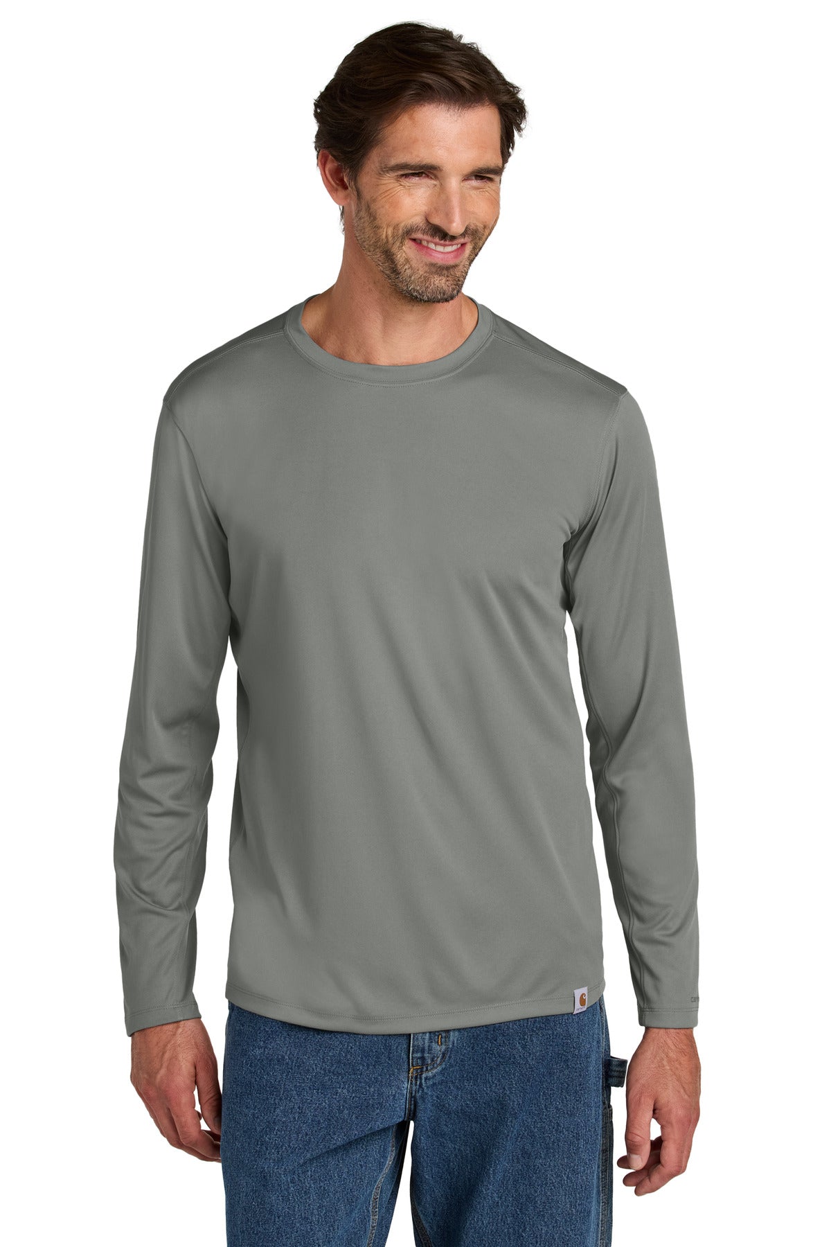 Custom Embroidered - Carhartt Force ®  Sun Defender ™  Long Sleeve T-Shirt CT106972