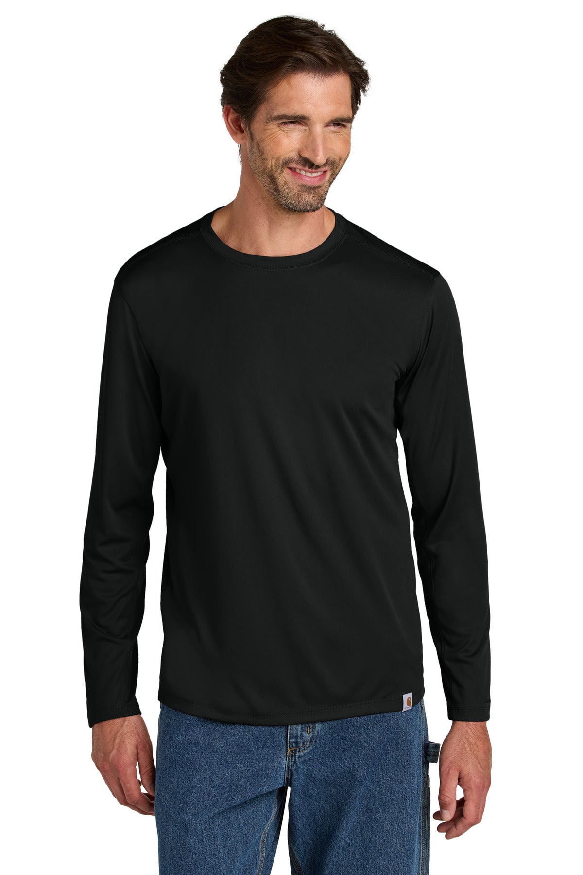 Custom Embroidered - Carhartt Force ®  Sun Defender ™  Long Sleeve T-Shirt CT106972