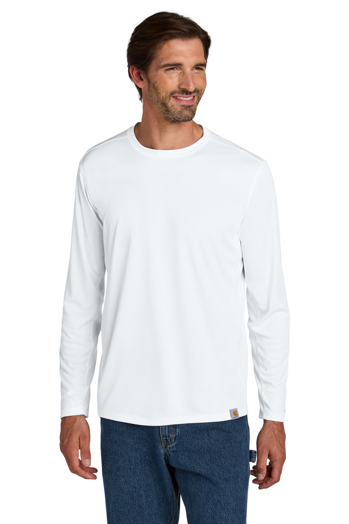 Custom Embroidered - Carhartt Force ®  Sun Defender ™  Long Sleeve T-Shirt CT106972