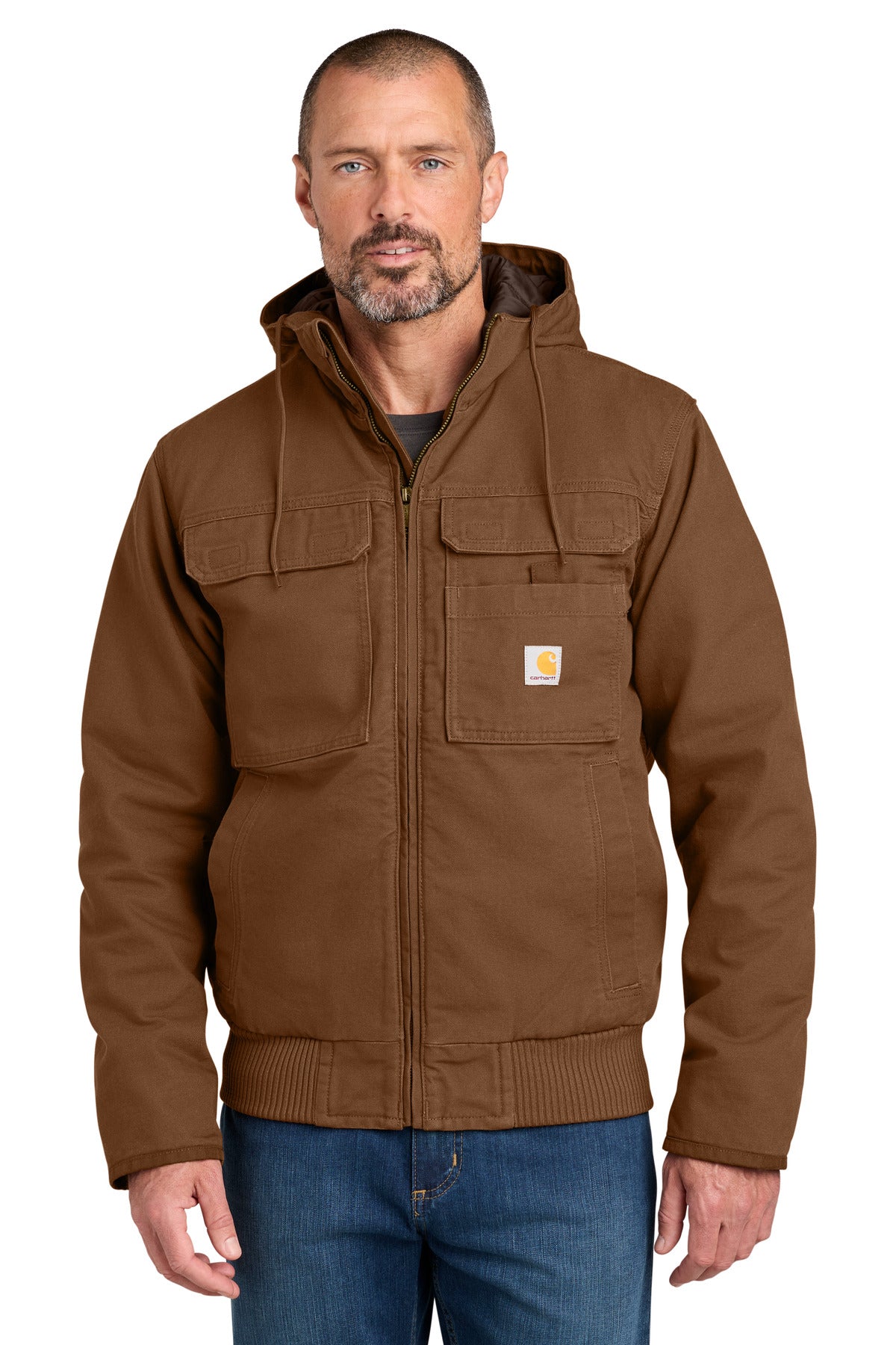 Custom Embroidered or DTF Printed - Carhartt ®  Full Swing ®  Washed Duck Active Jac CT106980