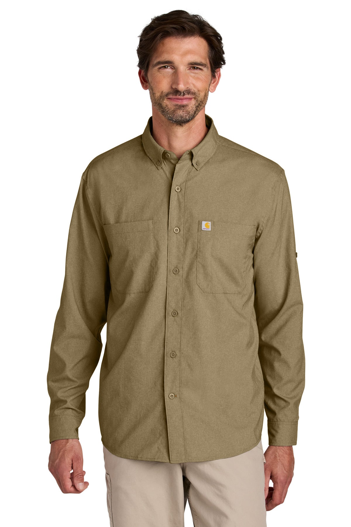 Custom Embroidered - Carhartt Force ®  Sun Defender ™  Long Sleeve Shirt CT107106