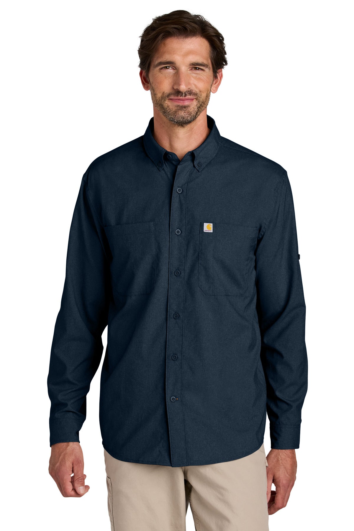Custom Embroidered - Carhartt Force ®  Sun Defender ™  Long Sleeve Shirt CT107106