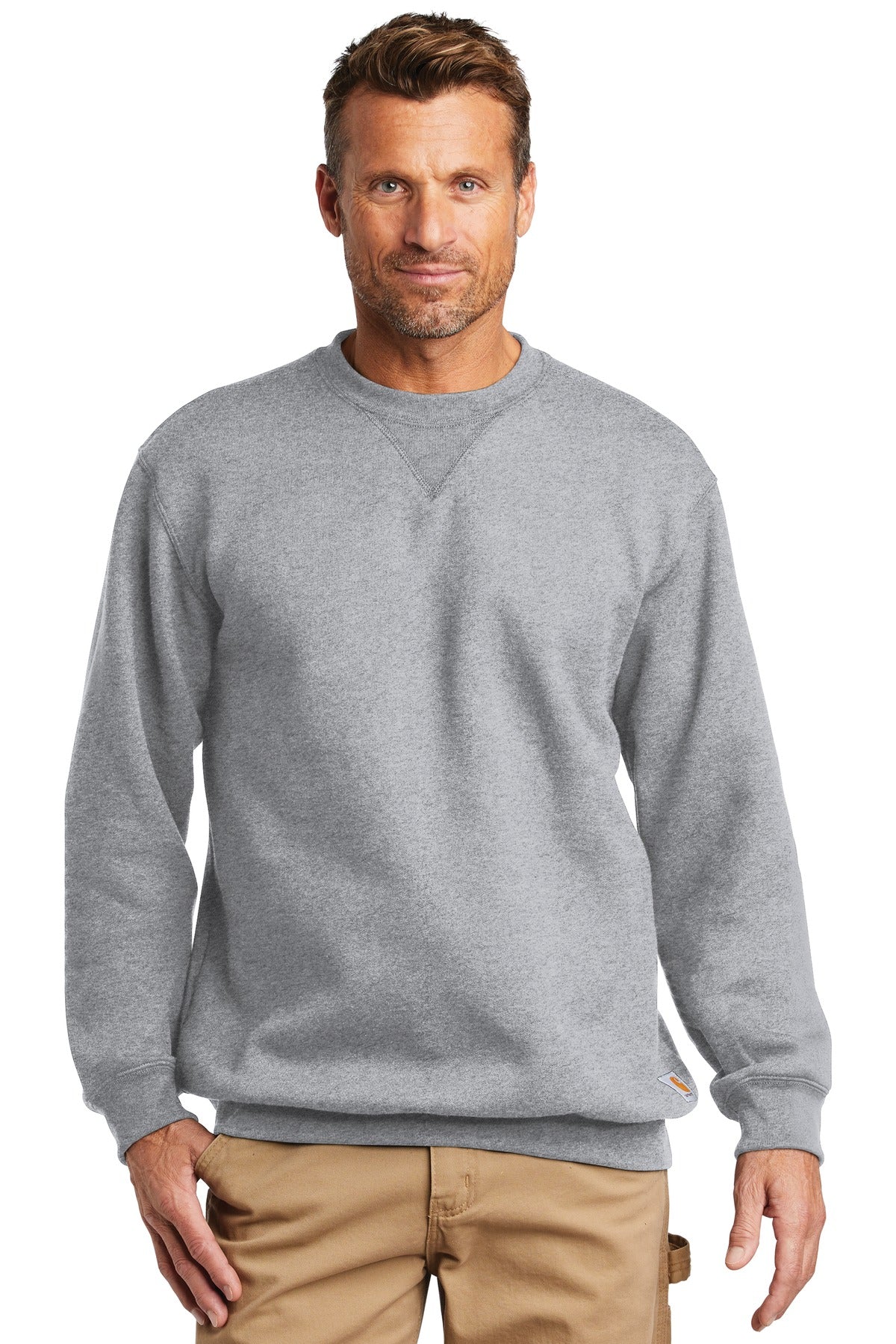 Custom Embroidered - Carhartt ® Midweight Crewneck Sweatshirt. CTK124