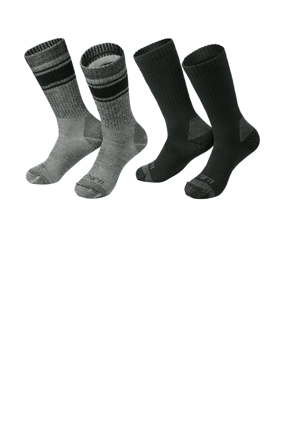 Custom Embroidered - Carhartt ®  Heavyweight Crew Sock (4-Pack) CTSC1054