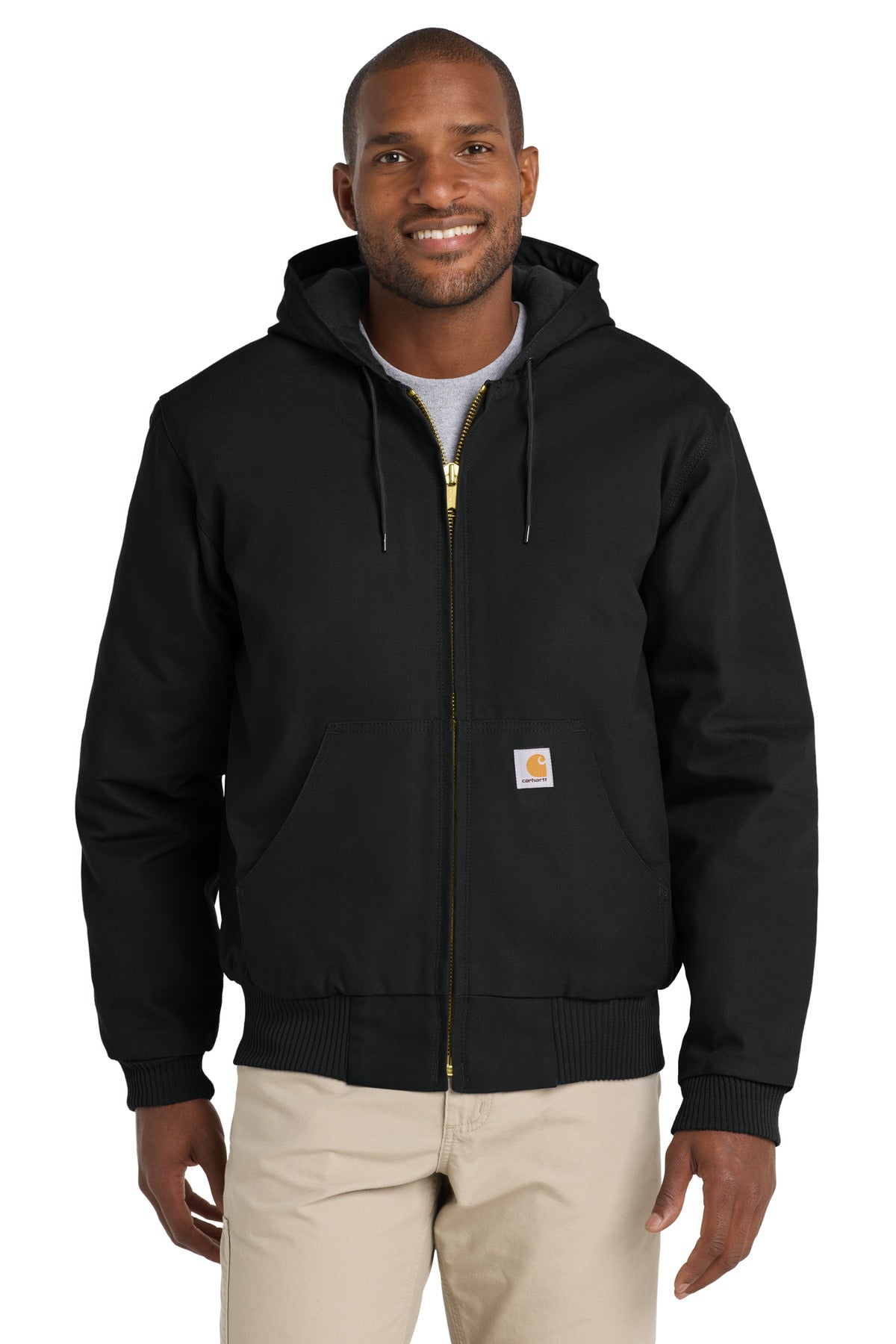 Custom Embroidered - Carhartt  ®  Tall Quilted-Flannel-Lined Duck Active Jac. CTT106677