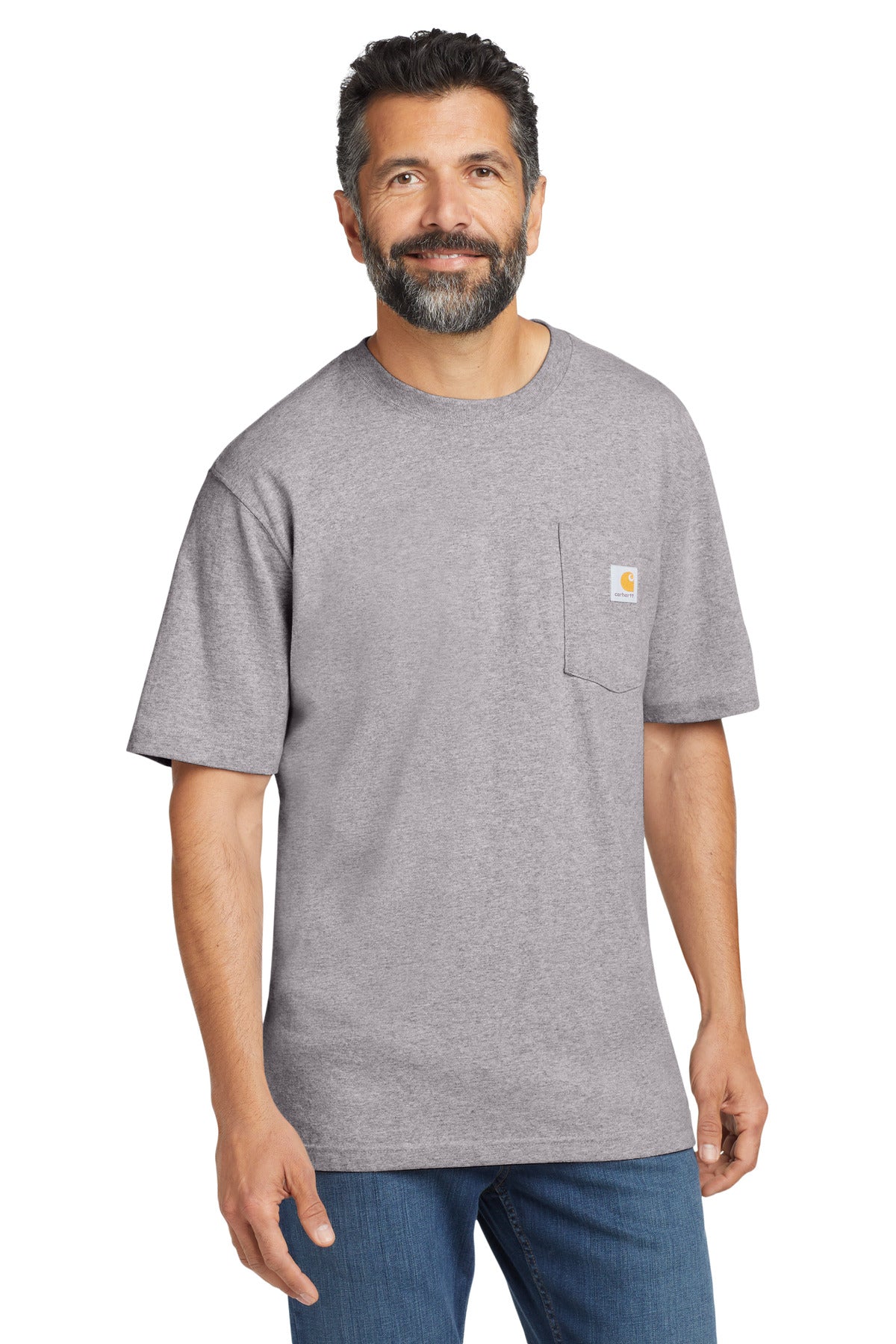 Custom Embroidered - Carhartt  ®  Tall Workwear Pocket Short Sleeve T-Shirt. CTTK87
