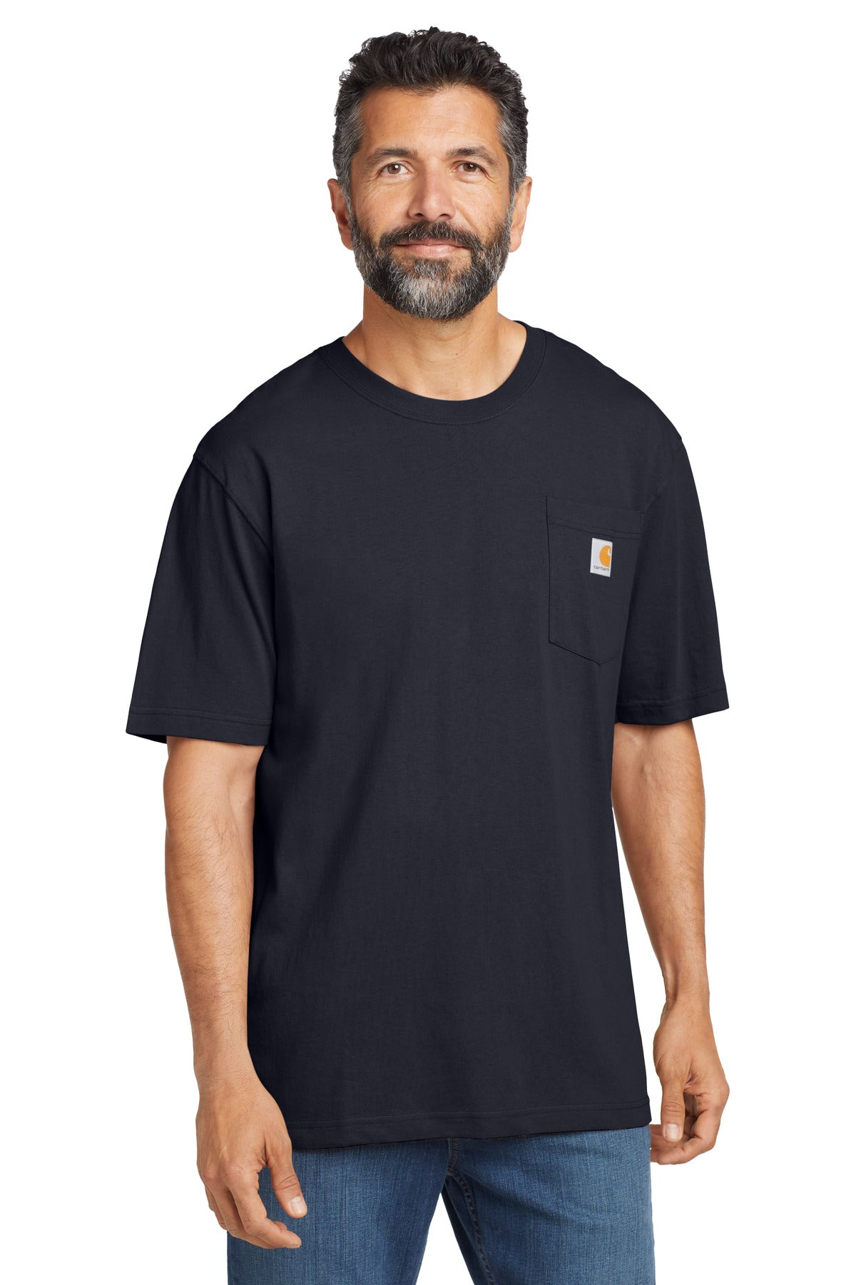 Custom Embroidered - Carhartt ® Tall Workwear Pocket Short Sleeve T-Shirt. CTTK87