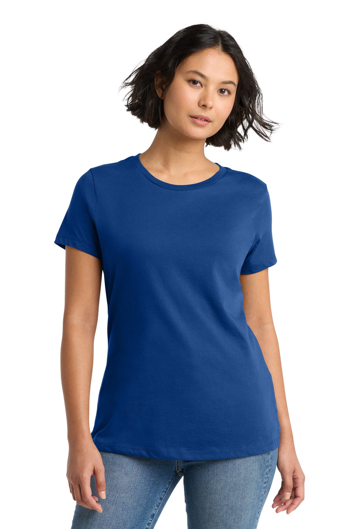 Custom Embroidery or DTF Print - District ®  Women's Perfect Weight ® Tee. DM104L