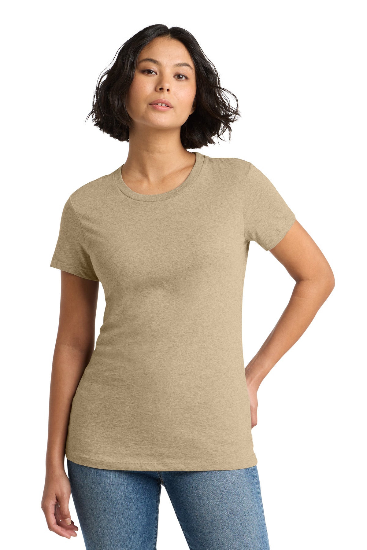 Custom Embroidery or DTF Print - District ®  Women's Perfect Weight ® Tee. DM104L