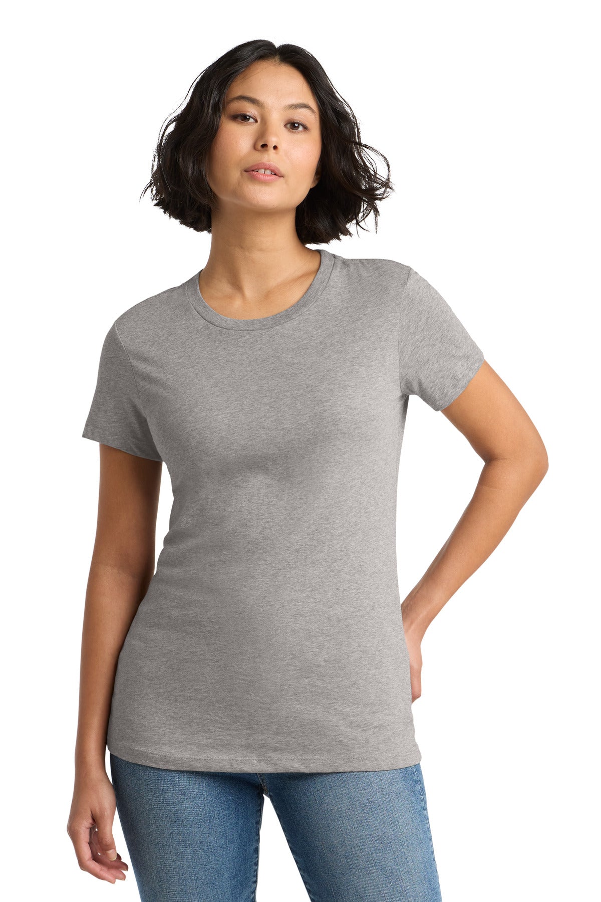 Custom Embroidery or DTF Print - District ®  Women's Perfect Weight ® Tee. DM104L