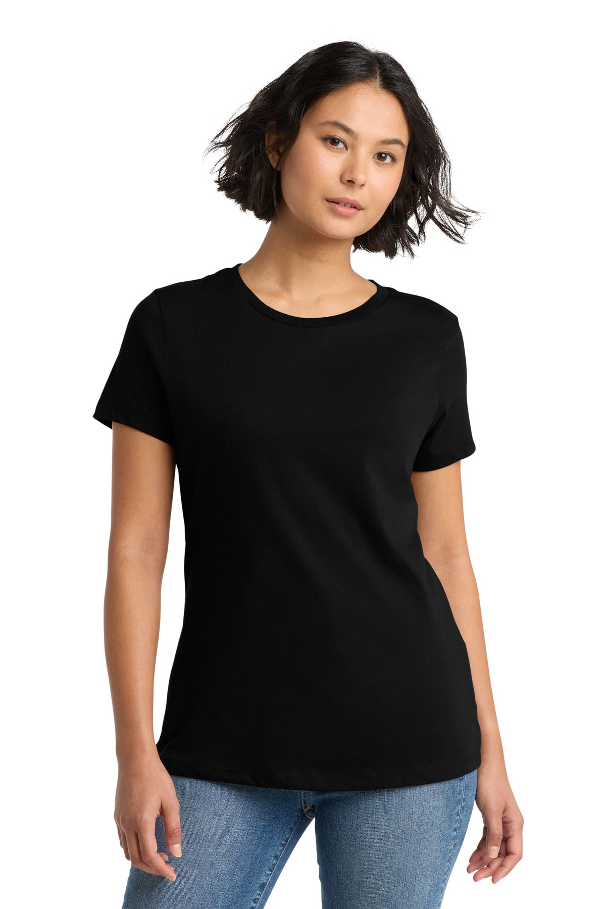 Custom Embroidery or DTF Print - District ®  Women's Perfect Weight ® Tee. DM104L