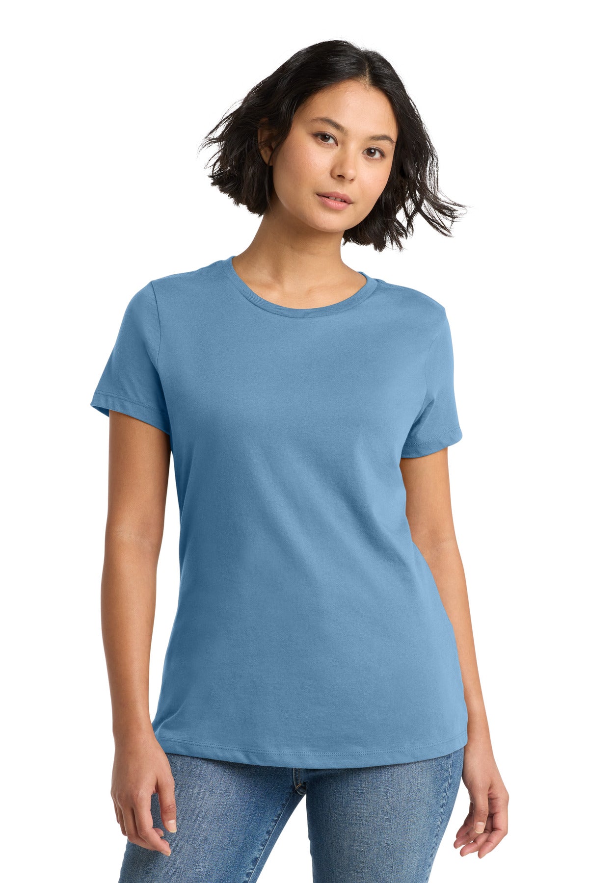 Custom Embroidery or DTF Print - District ®  Women's Perfect Weight ® Tee. DM104L