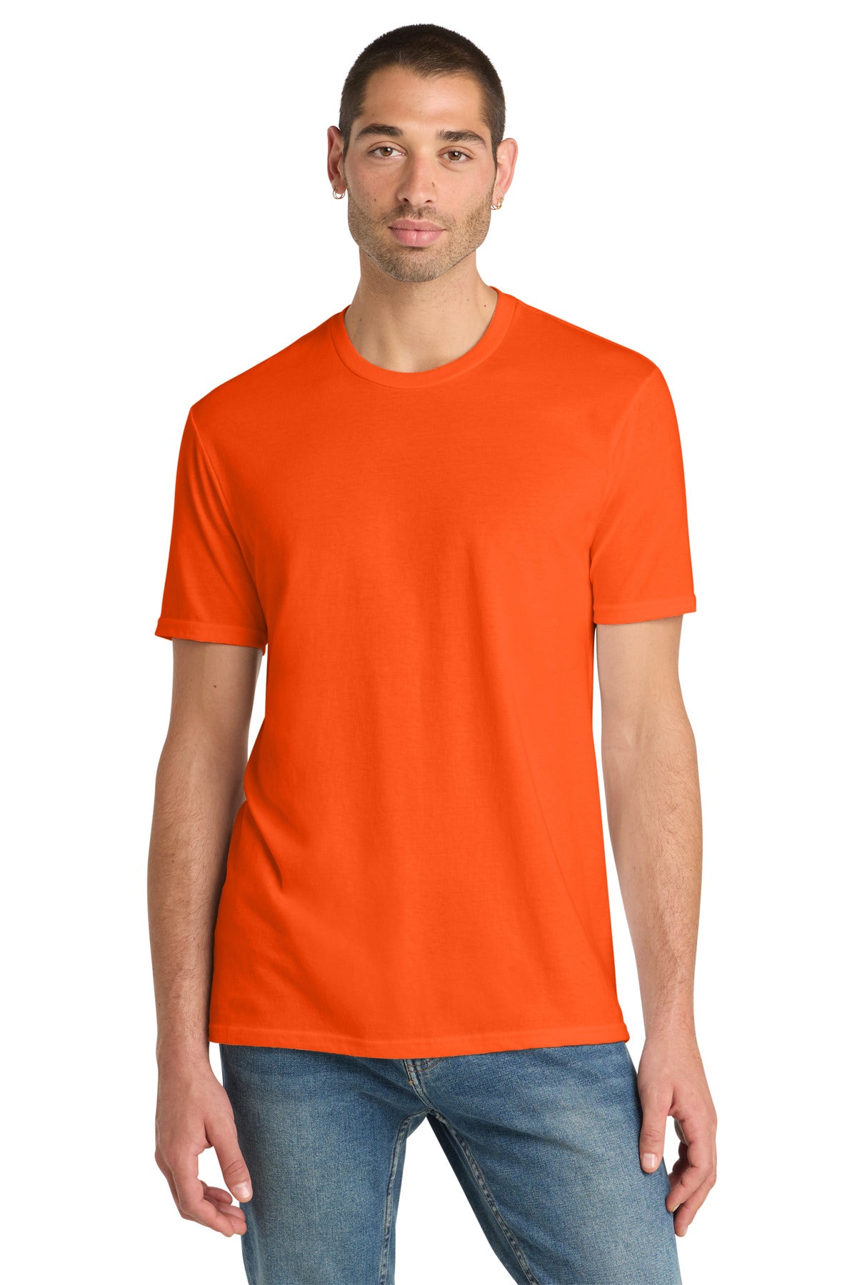 Custom Embroidery or DTF Print - District ®  Perfect Blend ®  CVC Tee. DM108