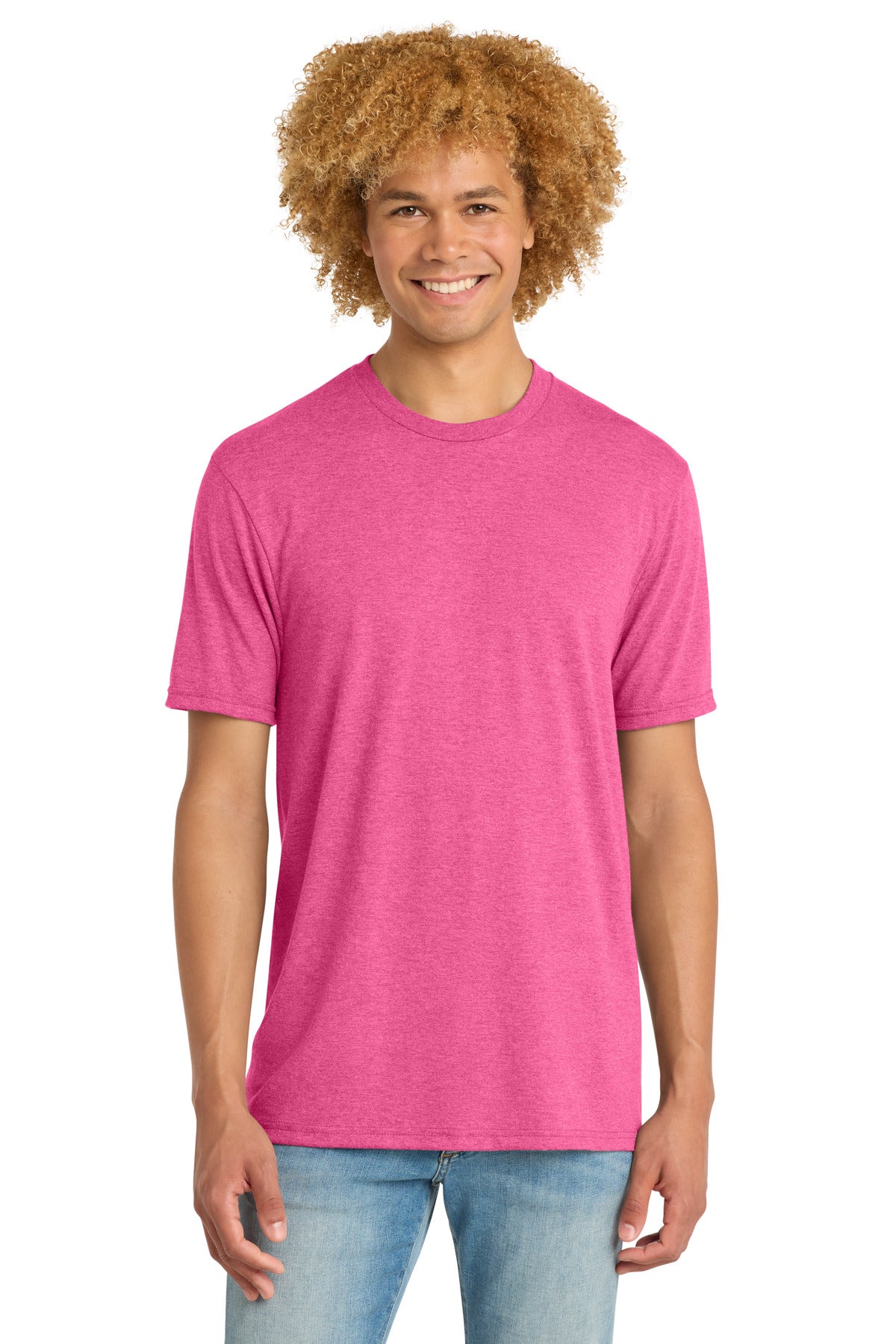 Custom Embroidery or DTF Print - District  ®   Perfect Tri  ®   DTG Tee DM130DTG