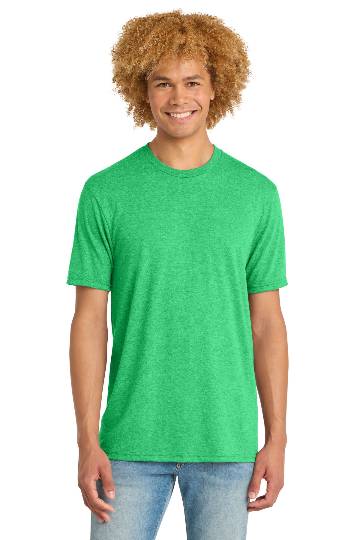 Custom Embroidery or DTF Print - District  ®   Perfect Tri  ®   DTG Tee DM130DTG