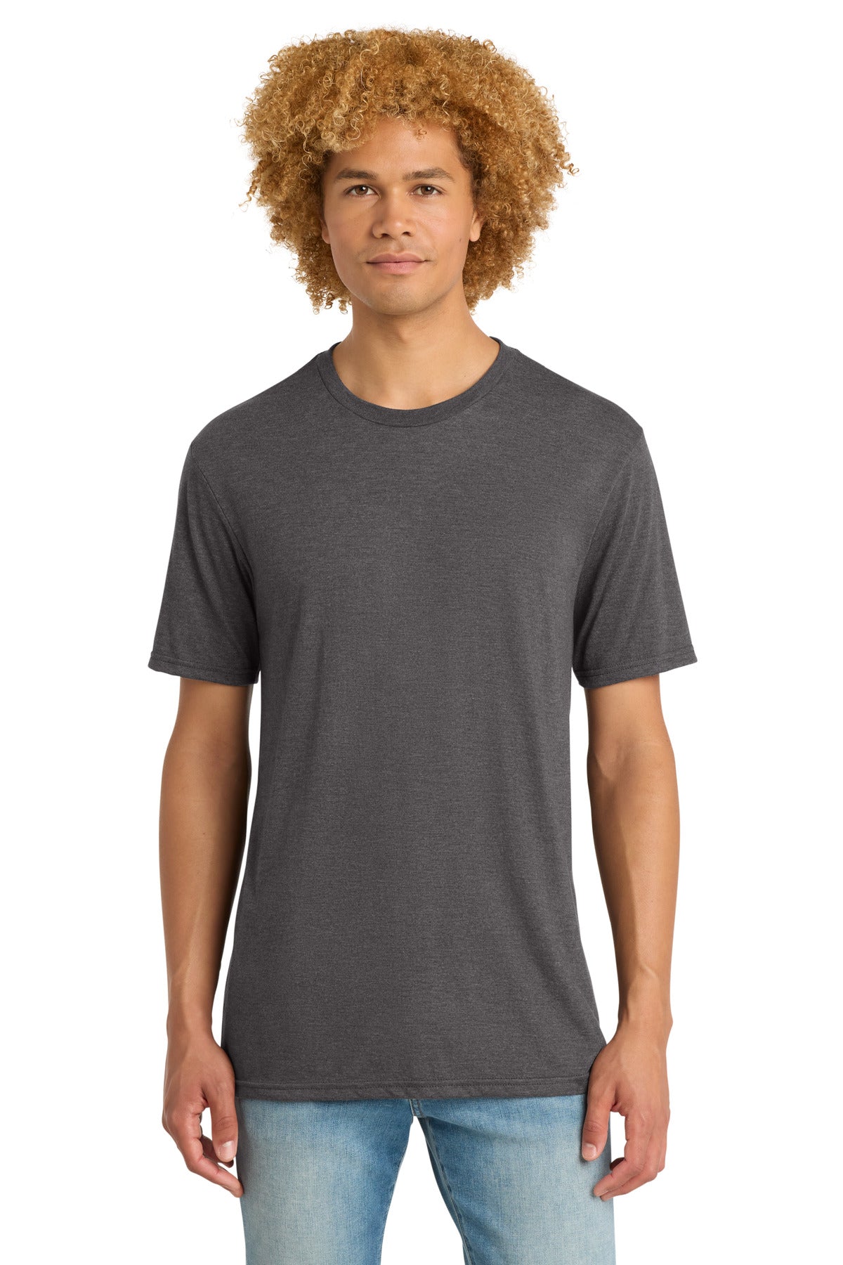 Custom Embroidery or DTF Print - District  ®   Perfect Tri  ®   DTG Tee DM130DTG