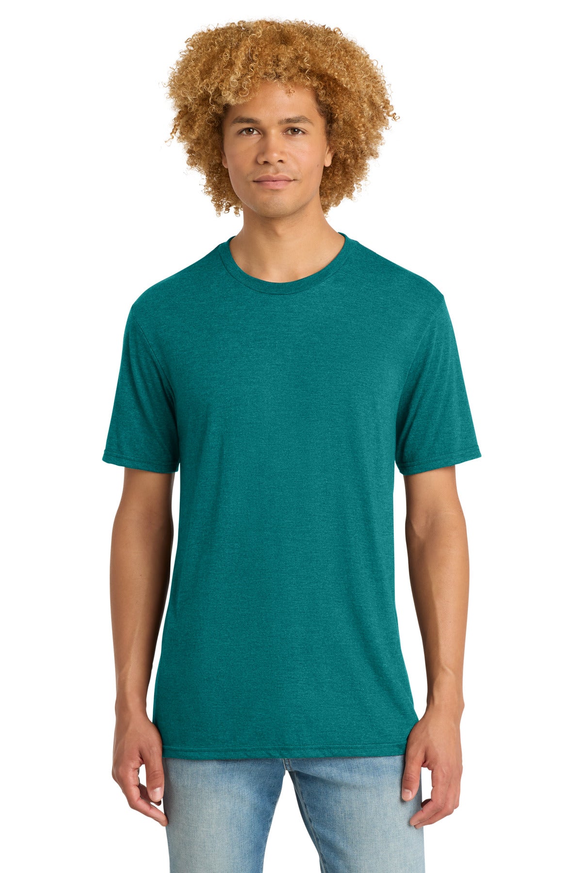 Custom Embroidery or DTF Print - District  ®   Perfect Tri  ®   DTG Tee DM130DTG