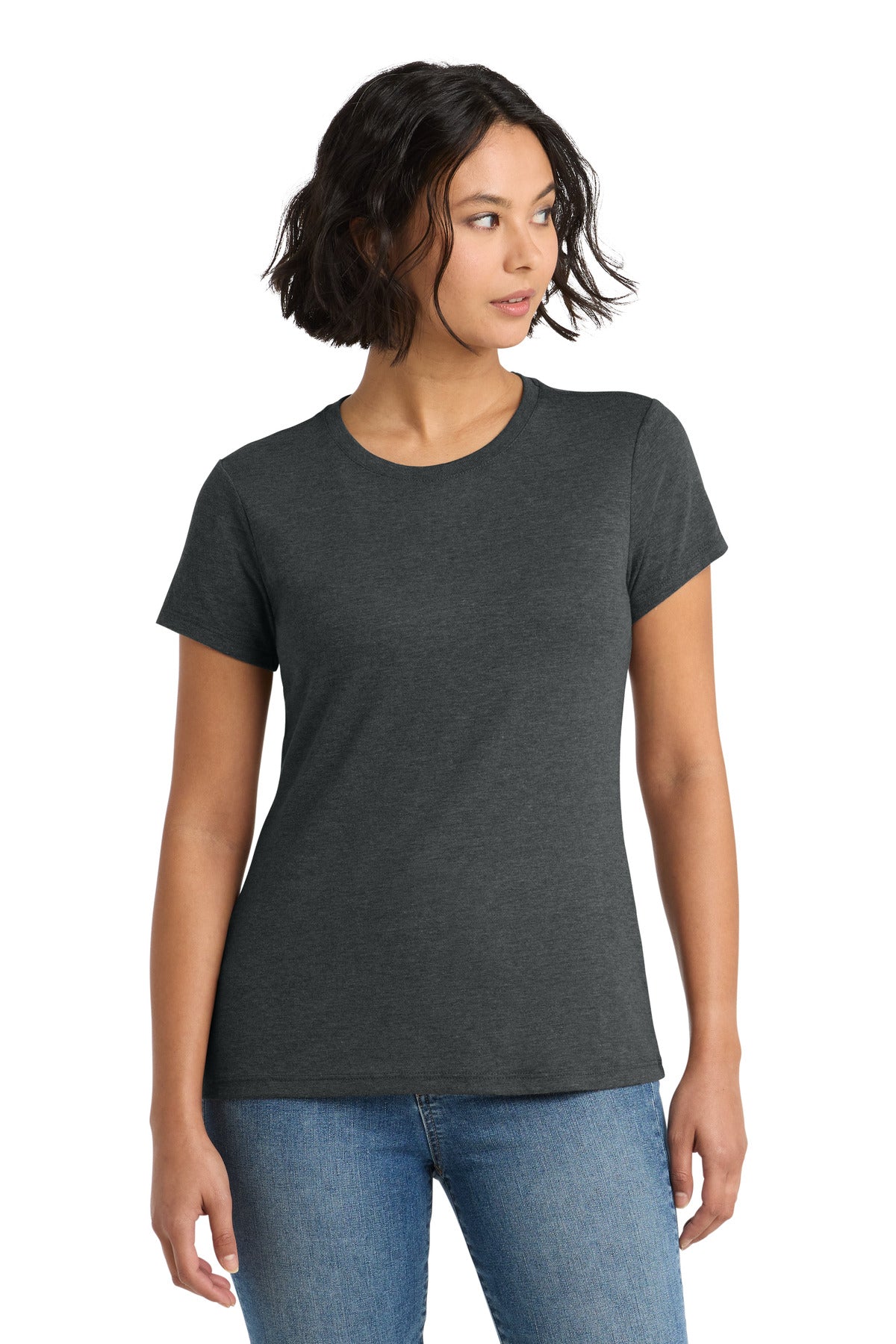 Custom Embroidery or DTF Print - District  ®  Women's Perfect Tri ®  Tee. DM130L