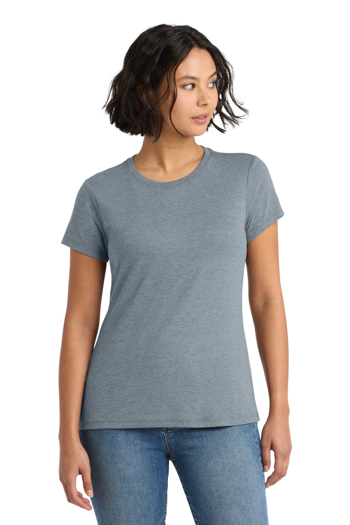 Custom Embroidery or DTF Print - District  ®  Women's Perfect Tri ®  Tee. DM130L