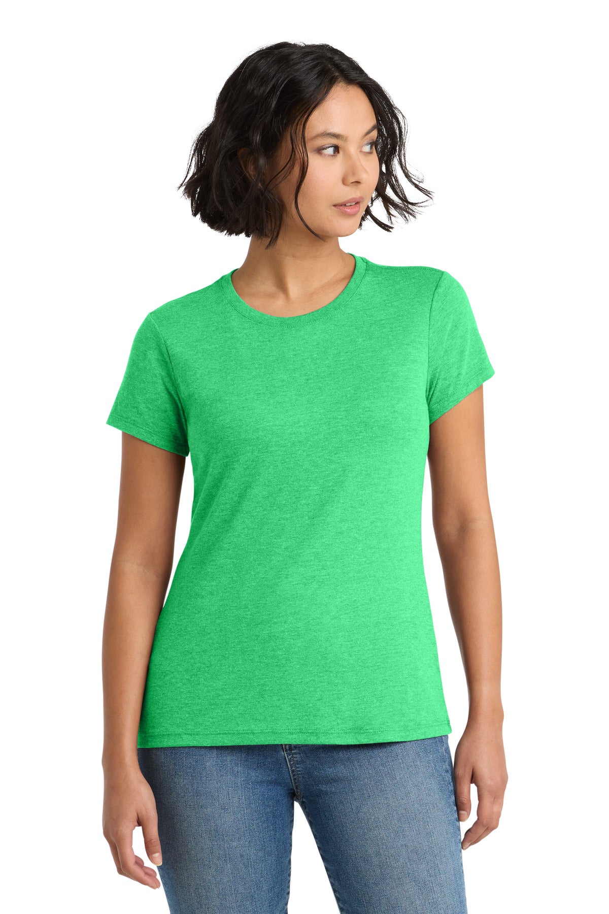 Custom Embroidery or DTF Print - District  ®  Women's Perfect Tri ®  Tee. DM130L