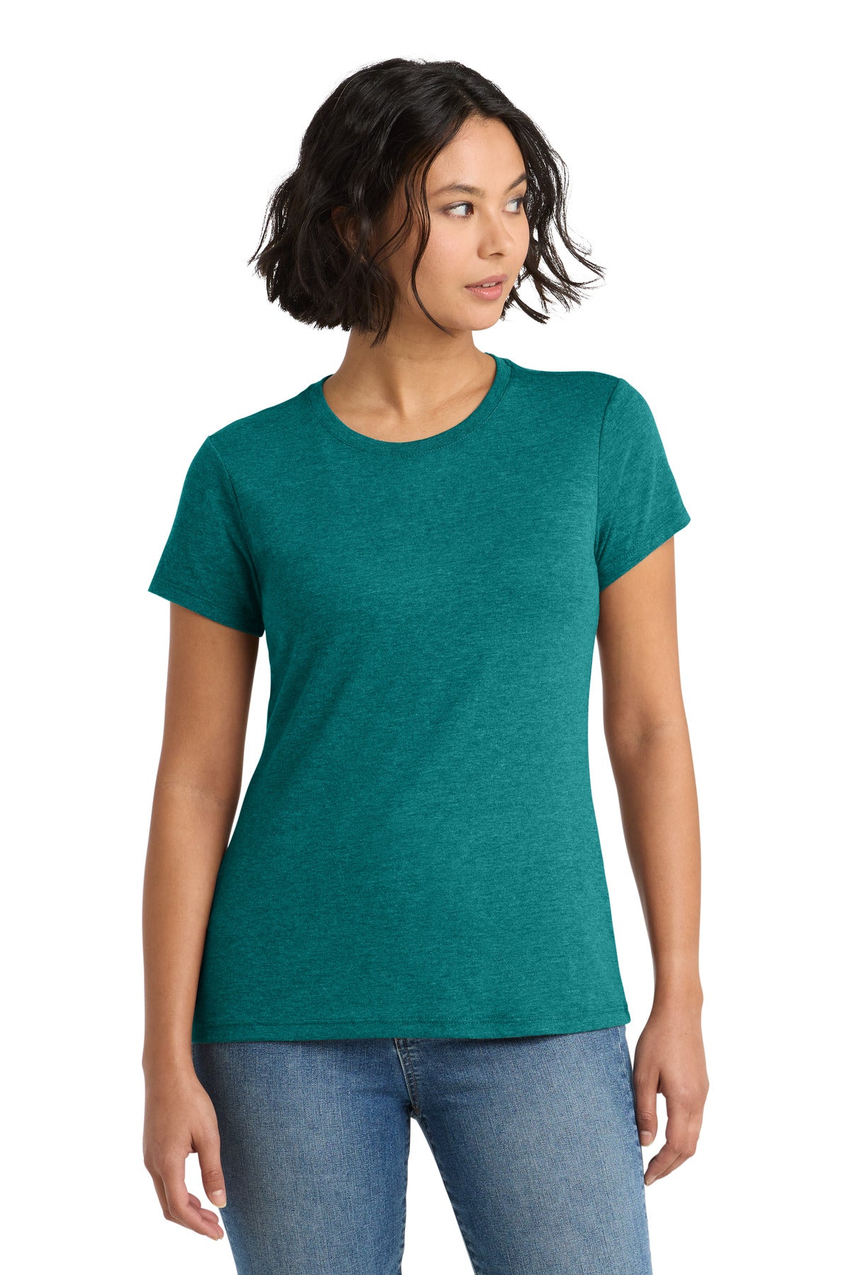Custom Embroidery or DTF Print - District  ®  Women's Perfect Tri ®  Tee. DM130L