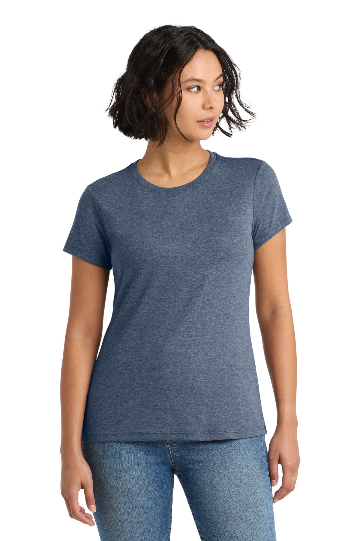 Custom Embroidery or DTF Print - District  ®  Women's Perfect Tri ®  Tee. DM130L