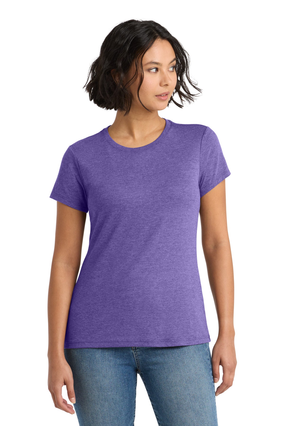 Custom Embroidery or DTF Print - District  ®  Women's Perfect Tri ®  Tee. DM130L