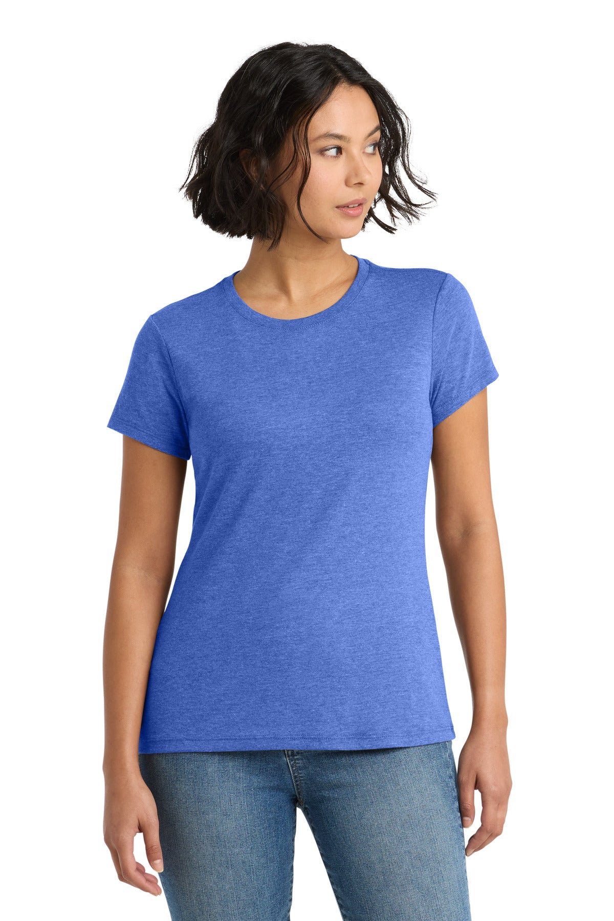 Custom Embroidery or DTF Print - District  ®  Women's Perfect Tri ®  Tee. DM130L