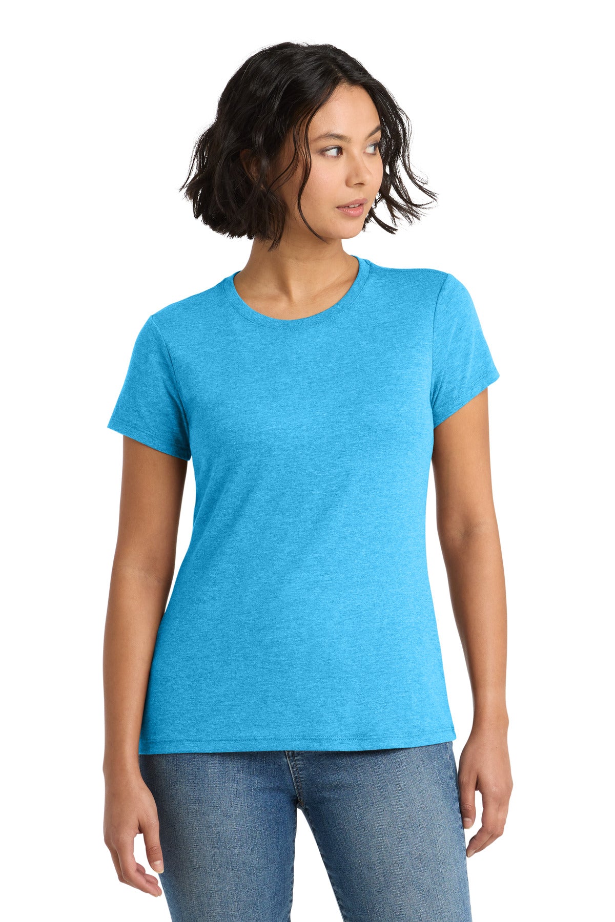 Custom Embroidery or DTF Print - District  ®  Women's Perfect Tri ®  Tee. DM130L