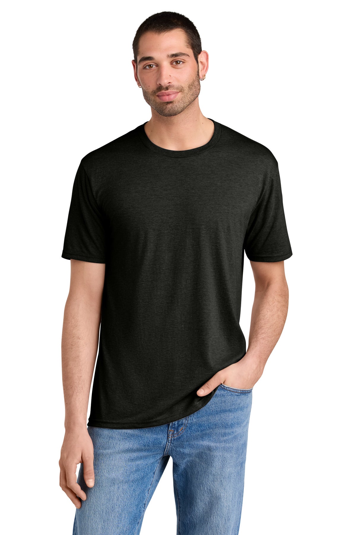 Custom Embroidery or DTF Print - District  ®  Perfect Tri ® Tee. DM130
