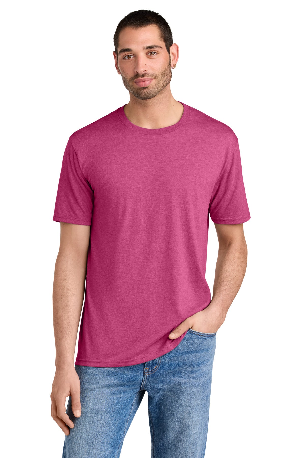 Custom Embroidery or DTF Print - District  ®  Perfect Tri ® Tee. DM130