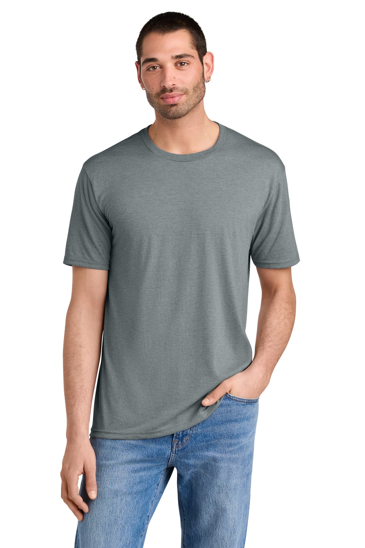 Custom Embroidery or DTF Print - District  ®  Perfect Tri ® Tee. DM130